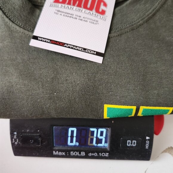 Oregon Ducks Football Graphic T-Shirt Medium BMOC 100% Cotton Green & Yellow - Picture 8 of 8